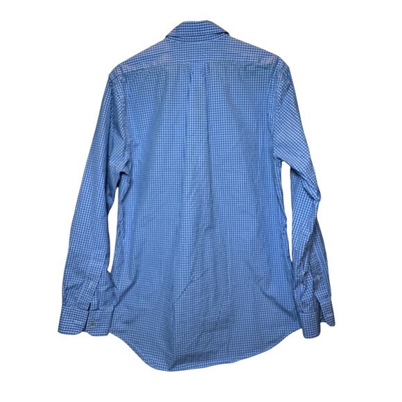 Vineyard Vines Mens Slim Fit Tucker Shirt Blue Gingham Button Down Size M - Picture 3 of 10
